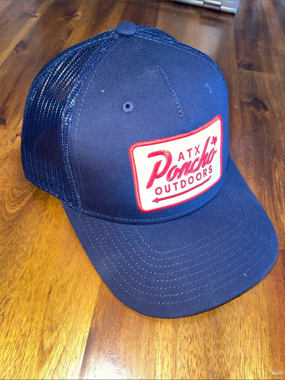 Poncho Navy Trucker Hat